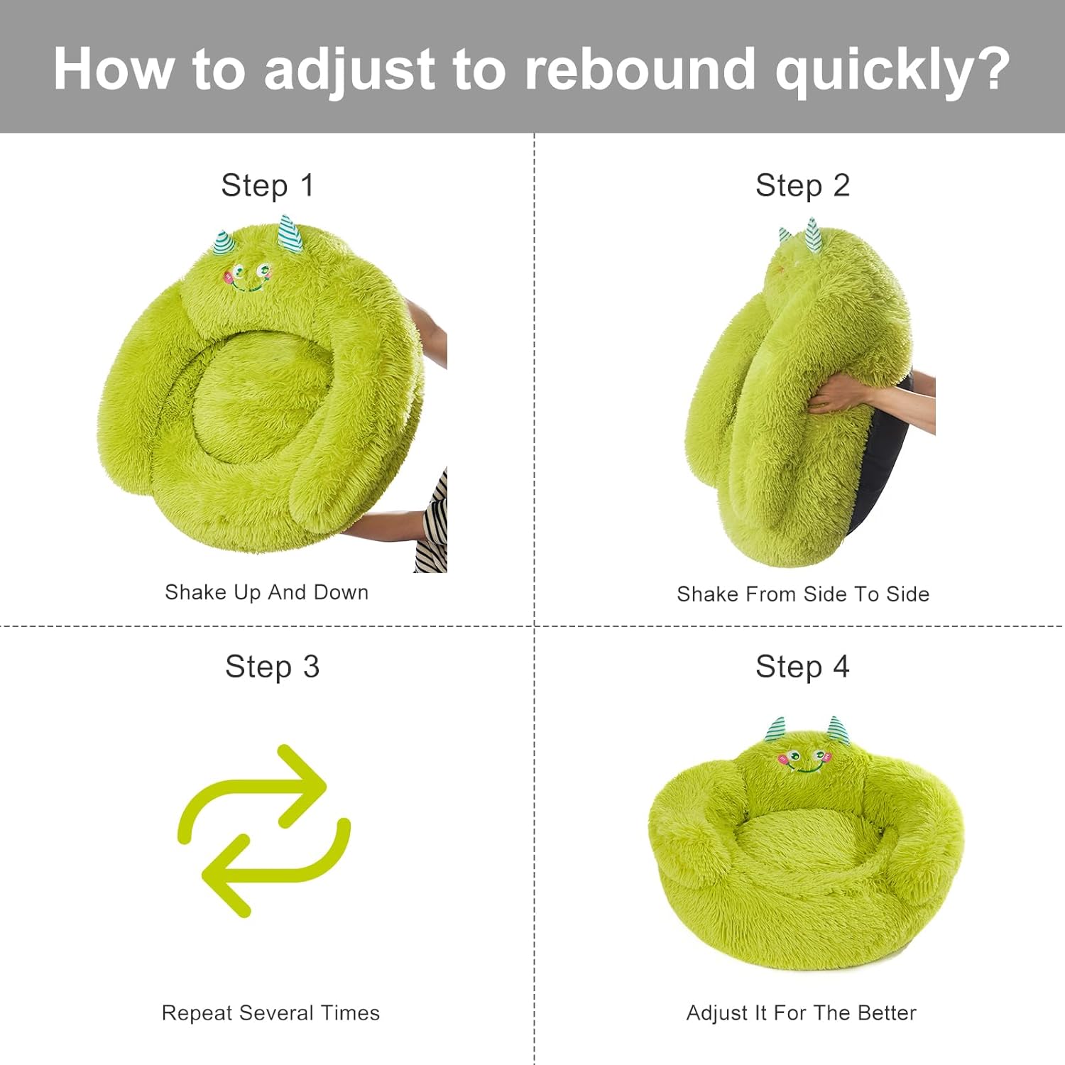 Cute Calming Dog Bed