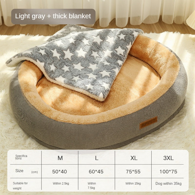 Ultra Calm And Washable Dog Bed