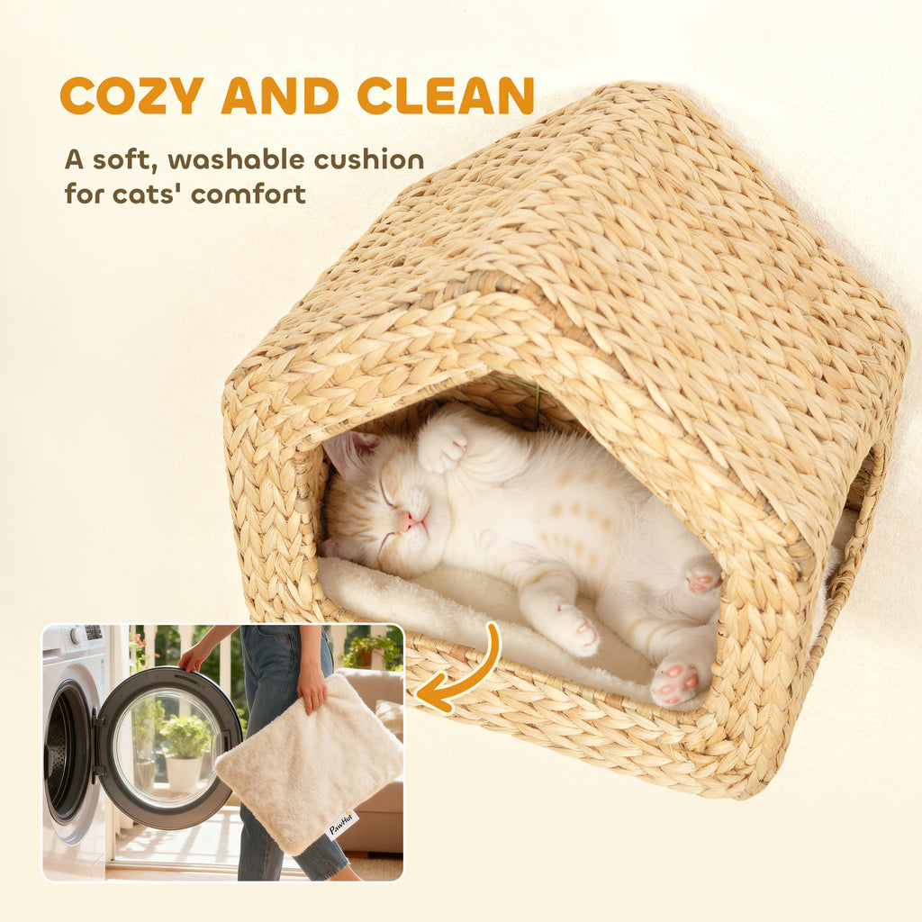 The Cloud Crate™ — Wall-Mounted Seagrass Cat Sanctuary